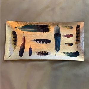 *Free with purchase* Gold trinket tray